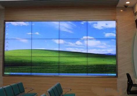 寿县液晶拼接屏的另类用法。